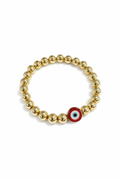 Red Glass Eye Bracelet