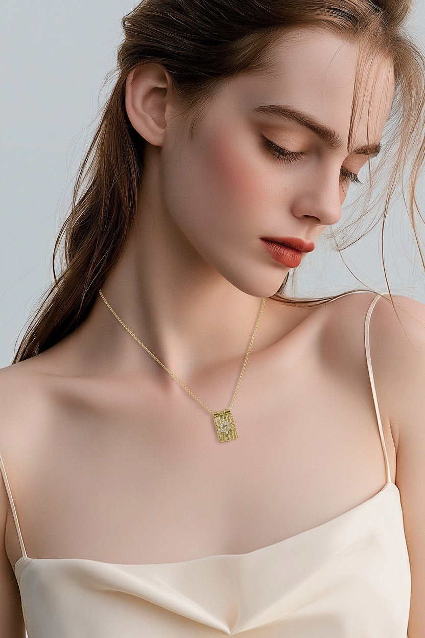 Gilded Star of David Necklace